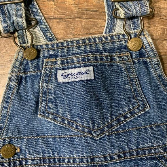 Guess Bottoms Vintage Baby Guess Overalls Size 6 Months Poshmark